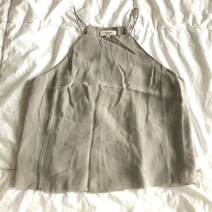 Light gray Wilfred crop! 100% Silk! XXS